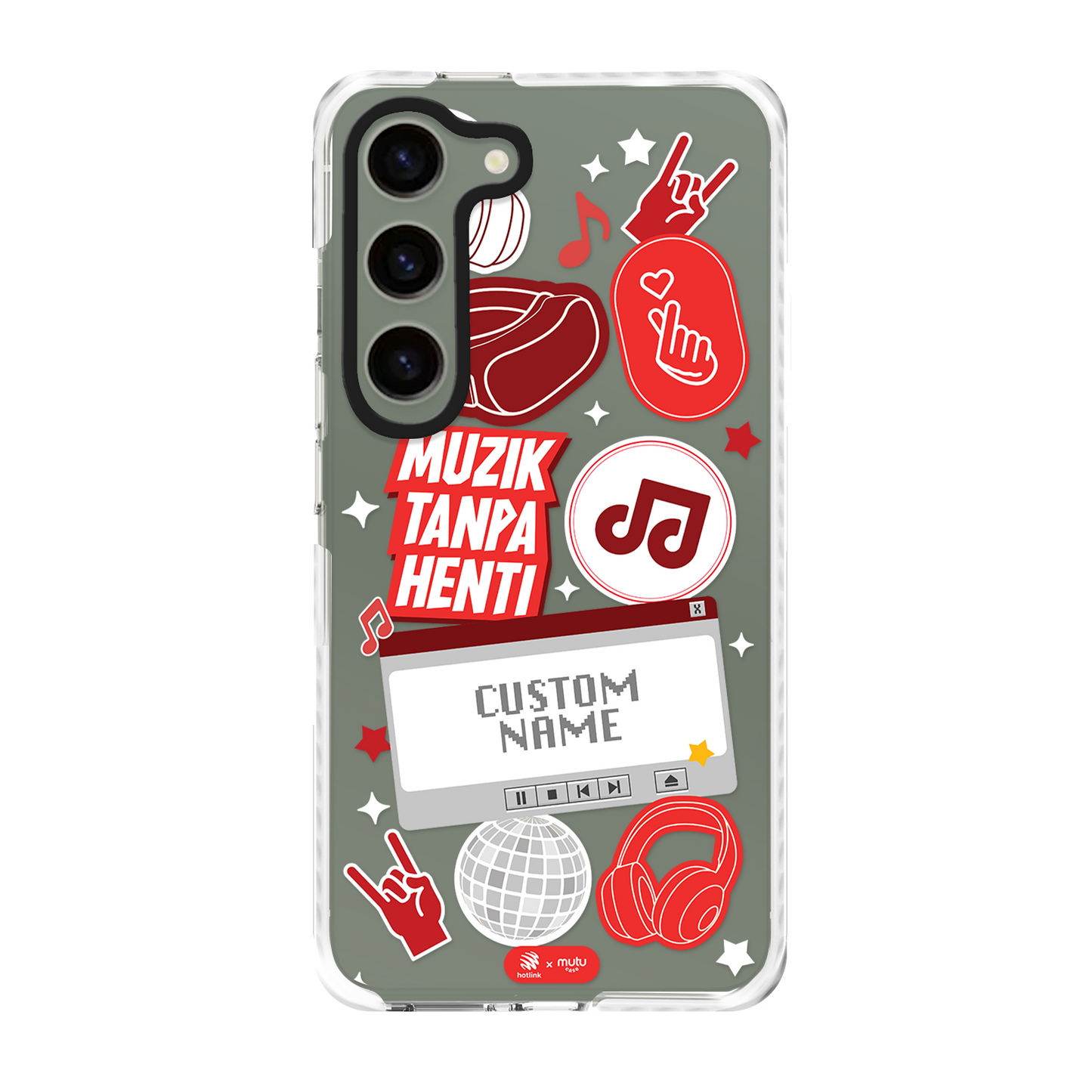 Muzik Tanpa Henti Basic Case - Customisable