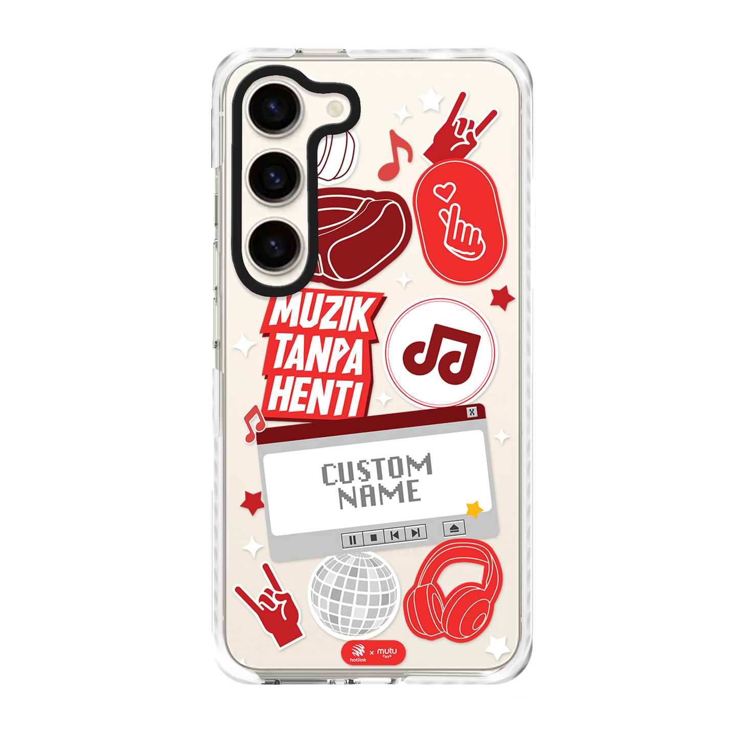 Muzik Tanpa Henti Basic Case - Customisable