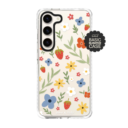 Strawberry and Flowers Basic Case