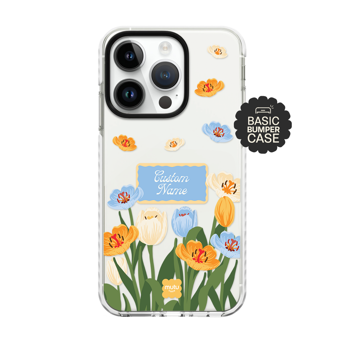 Tulip Garden Basic Case - Customisable