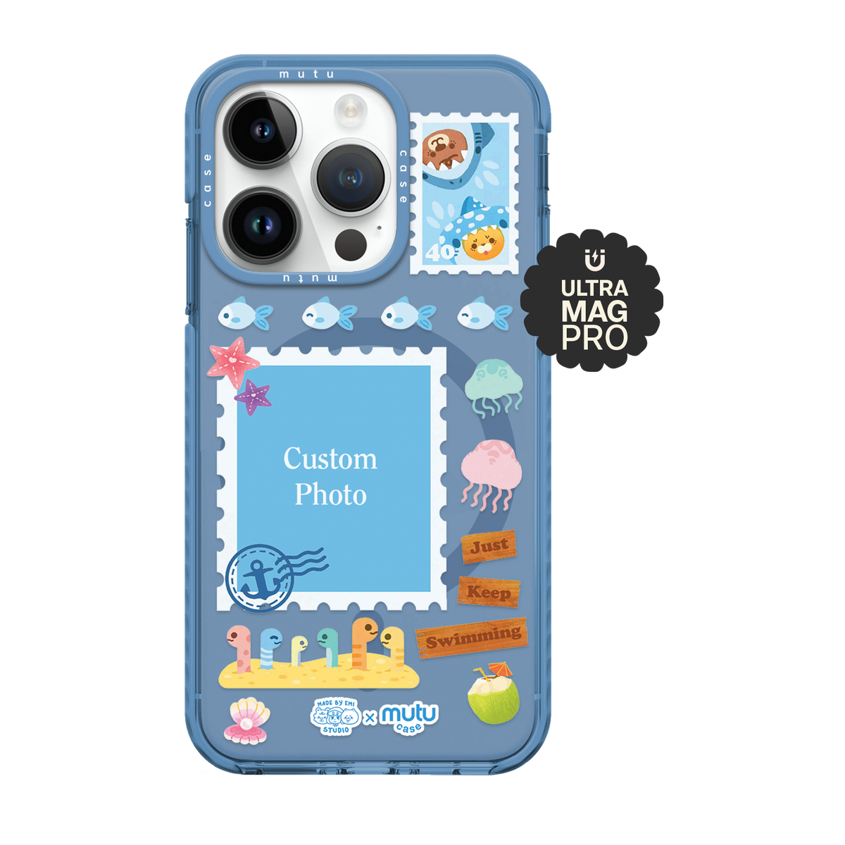 Mag Pro Custom Labels Aquatic Stamps (Custom photo) Ultra Mag Pro – mutu case