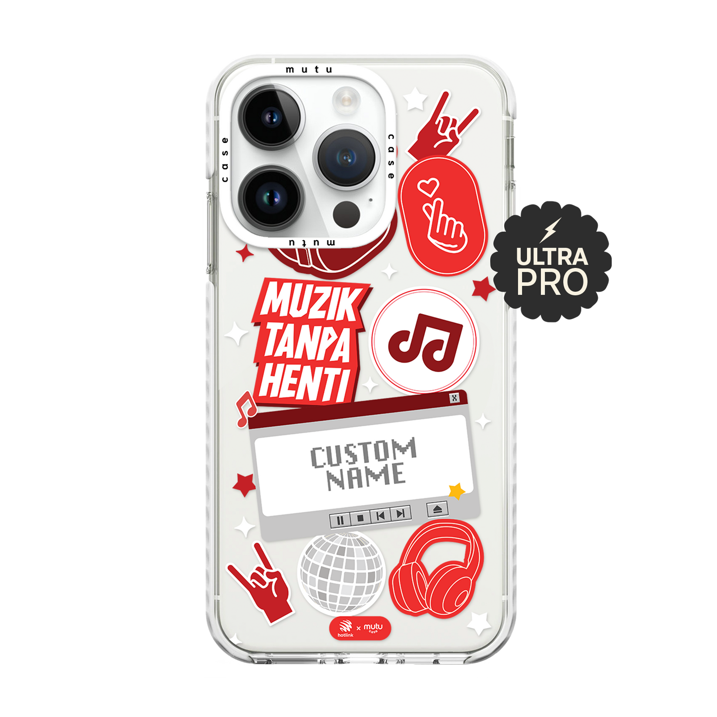 Muzik Tanpa Henti Ultra Pro Case - Customisable