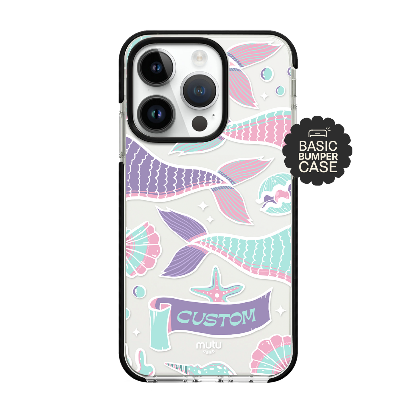 Mermaid Buddy Basic Case -Customisable