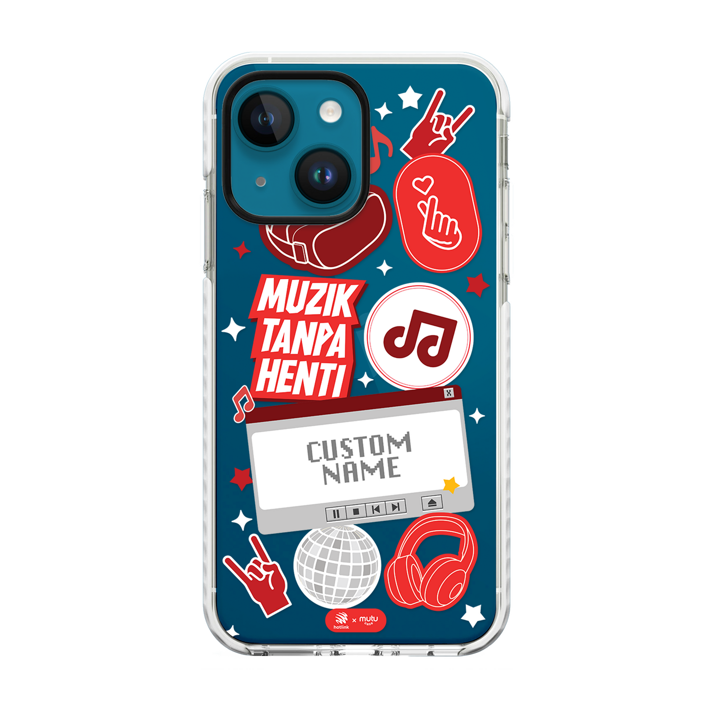 Muzik Tanpa Henti Basic Case - Customisable