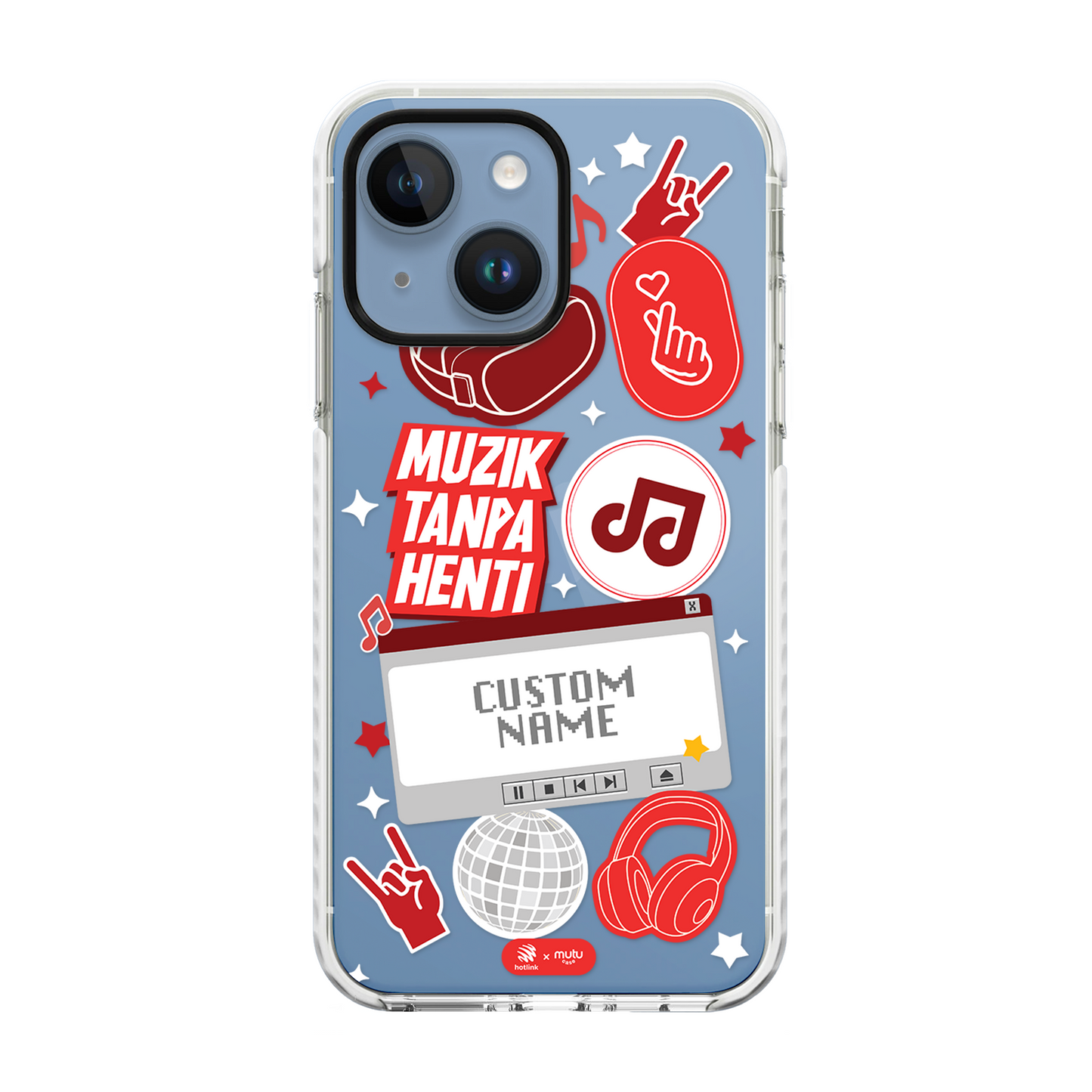 Muzik Tanpa Henti Basic Case - Customisable