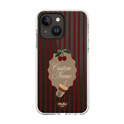 Cherry Stripes Basic Case - Customisable