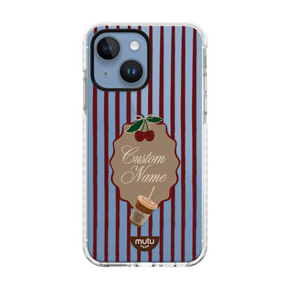 Cherry Stripes Basic Case - Customisable