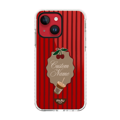 Cherry Stripes Basic Case - Customisable