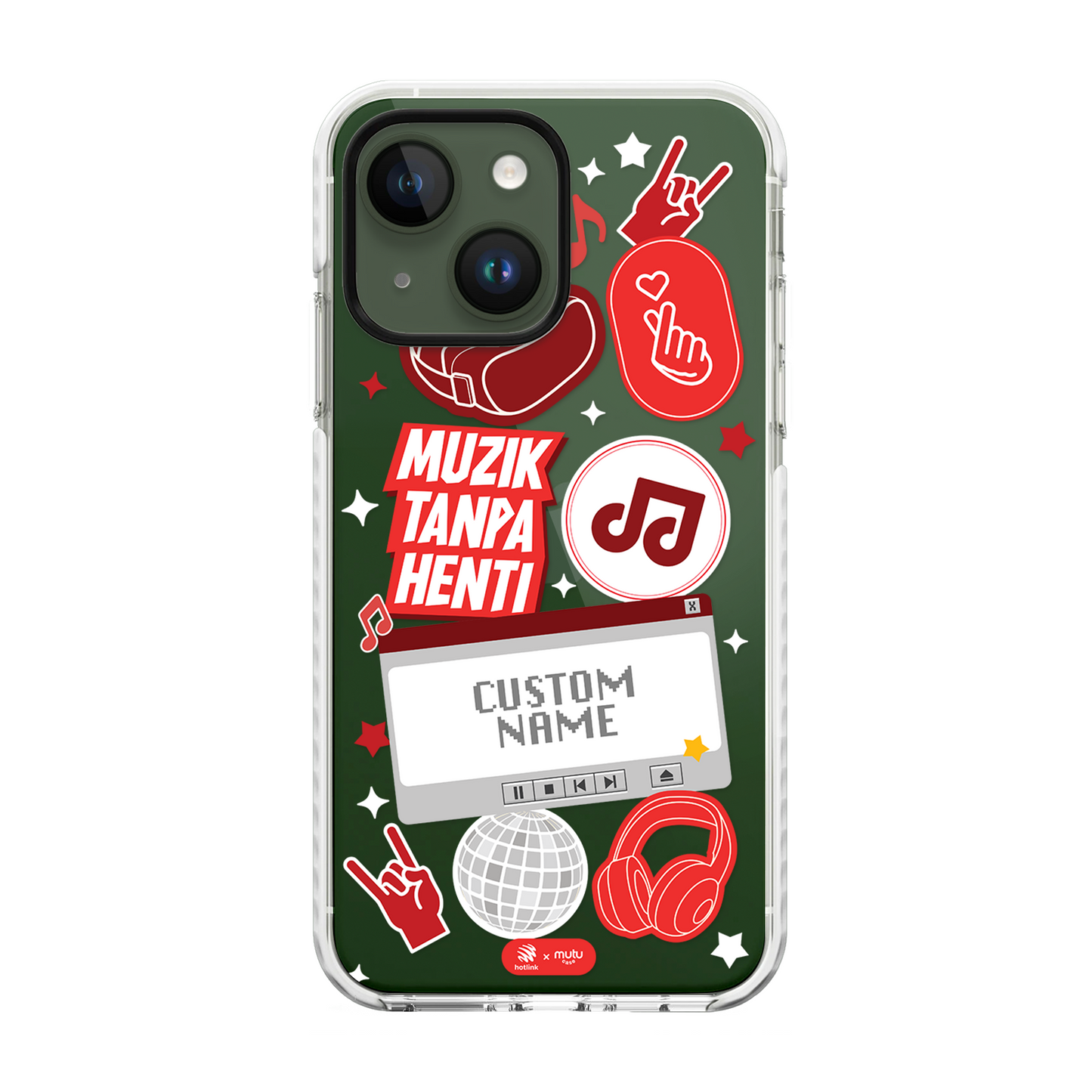 Muzik Tanpa Henti Basic Case - Customisable