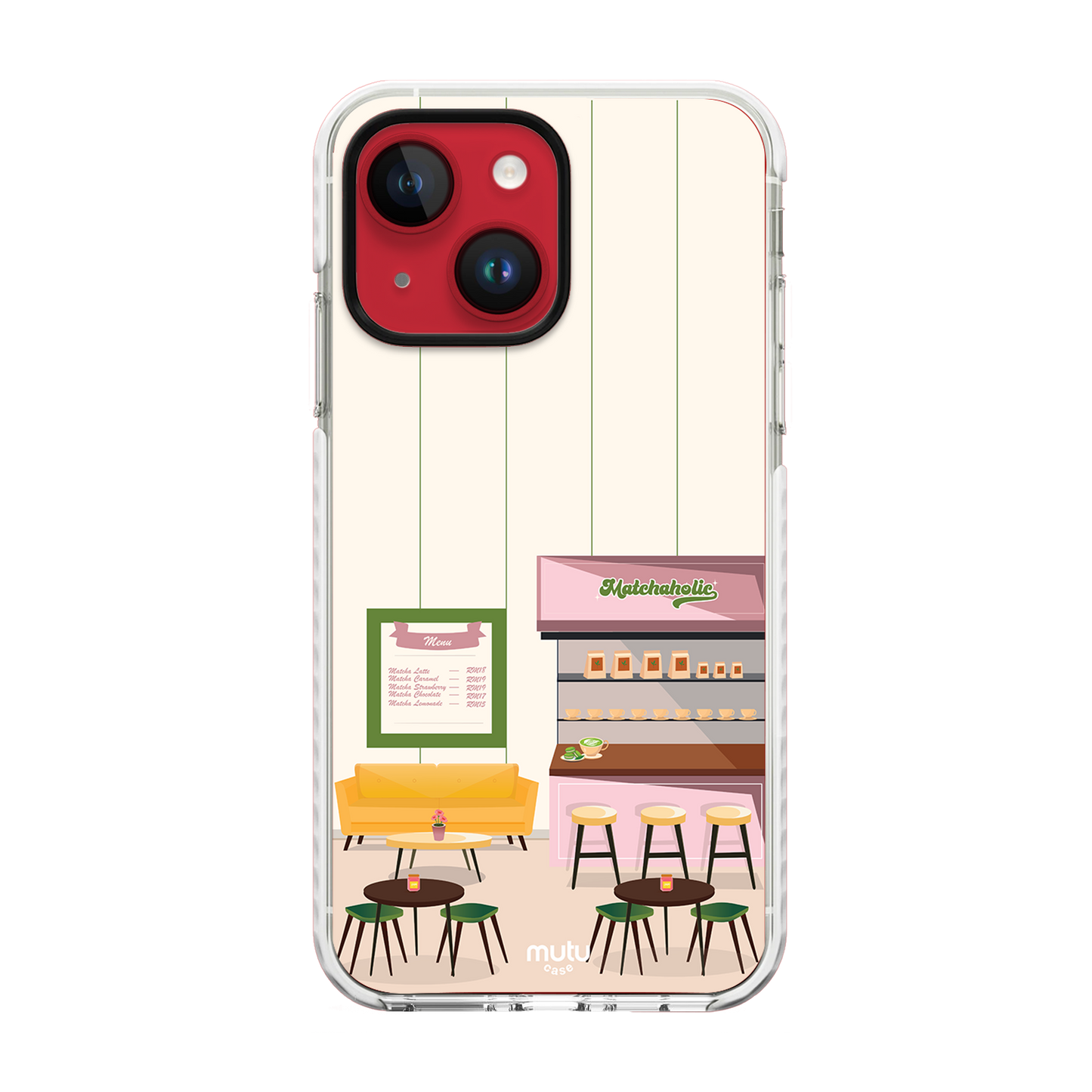 Matchaholic Cafe Basic Case