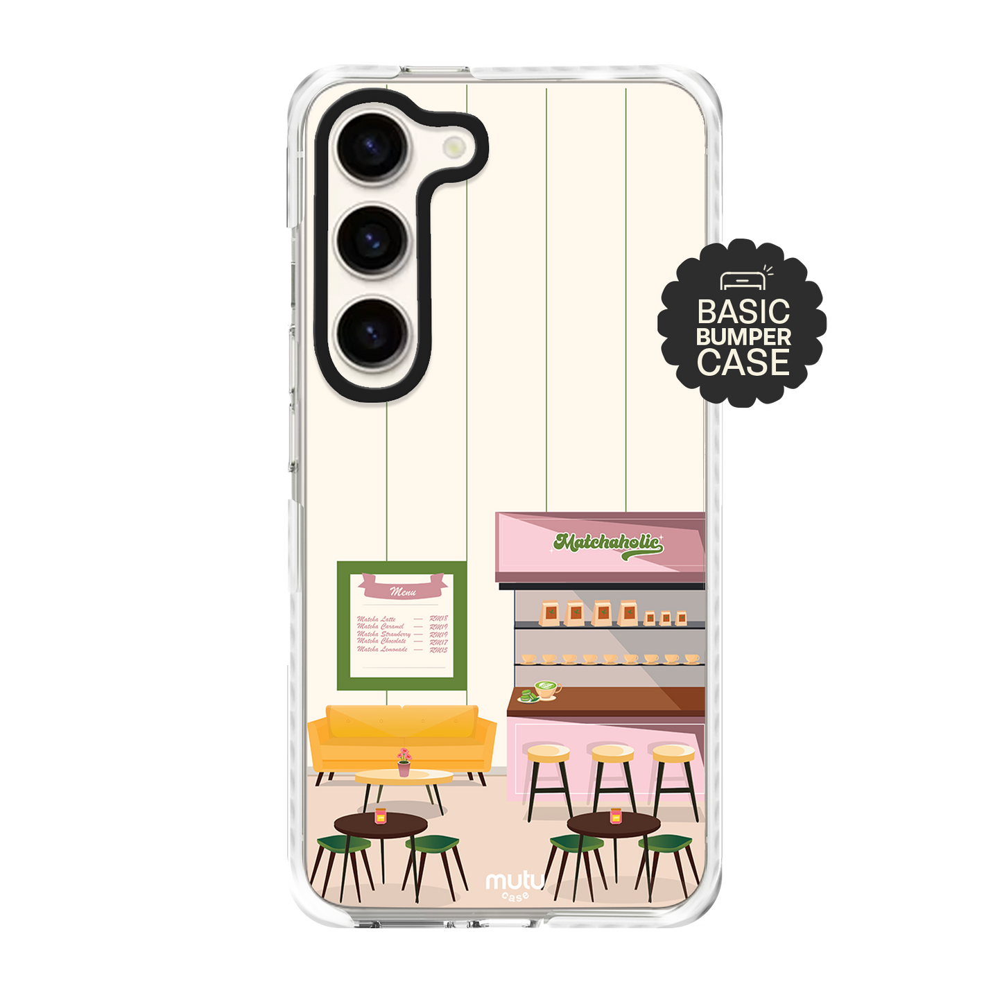 Matchaholic Cafe Basic Case