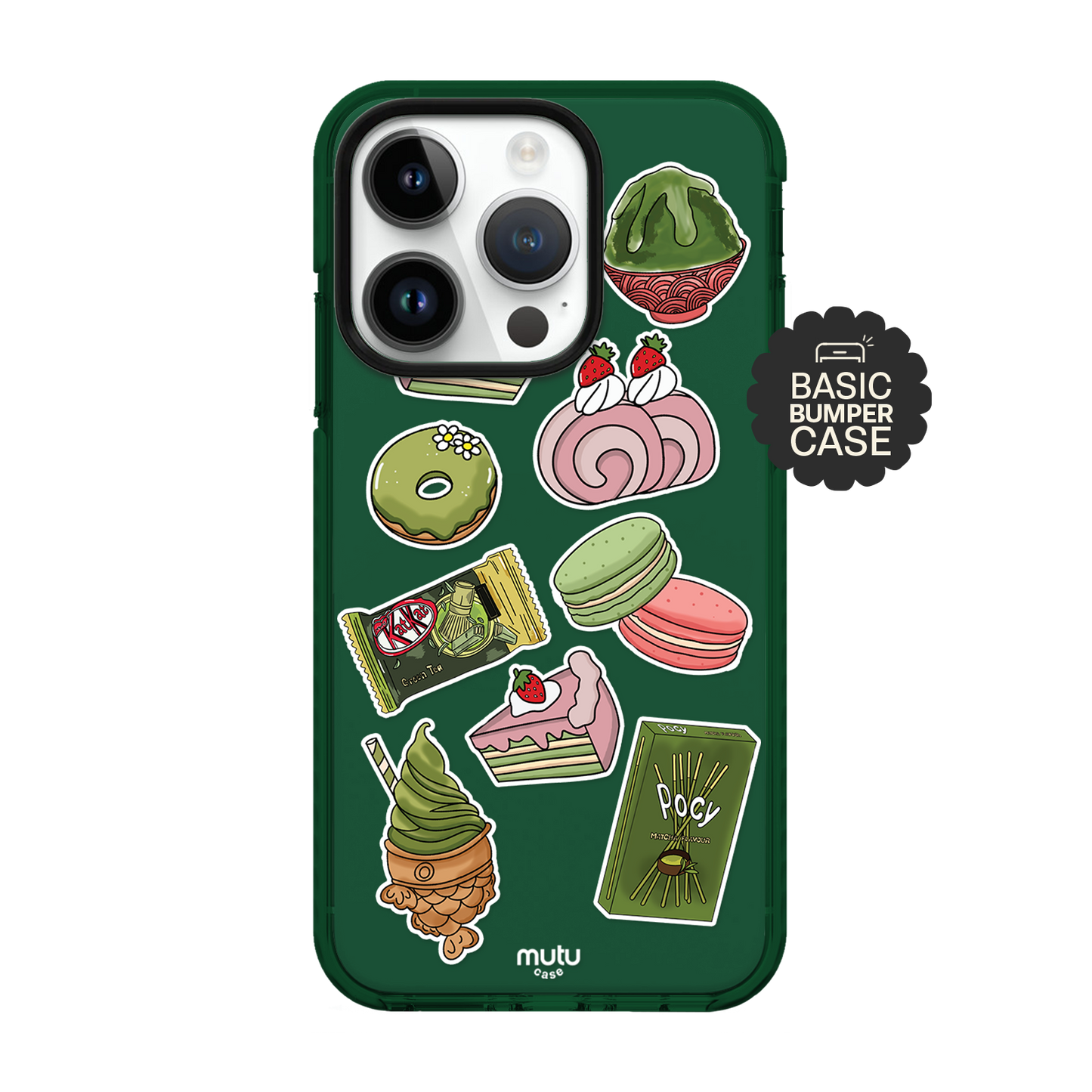 Matcha Snacks Basic Case