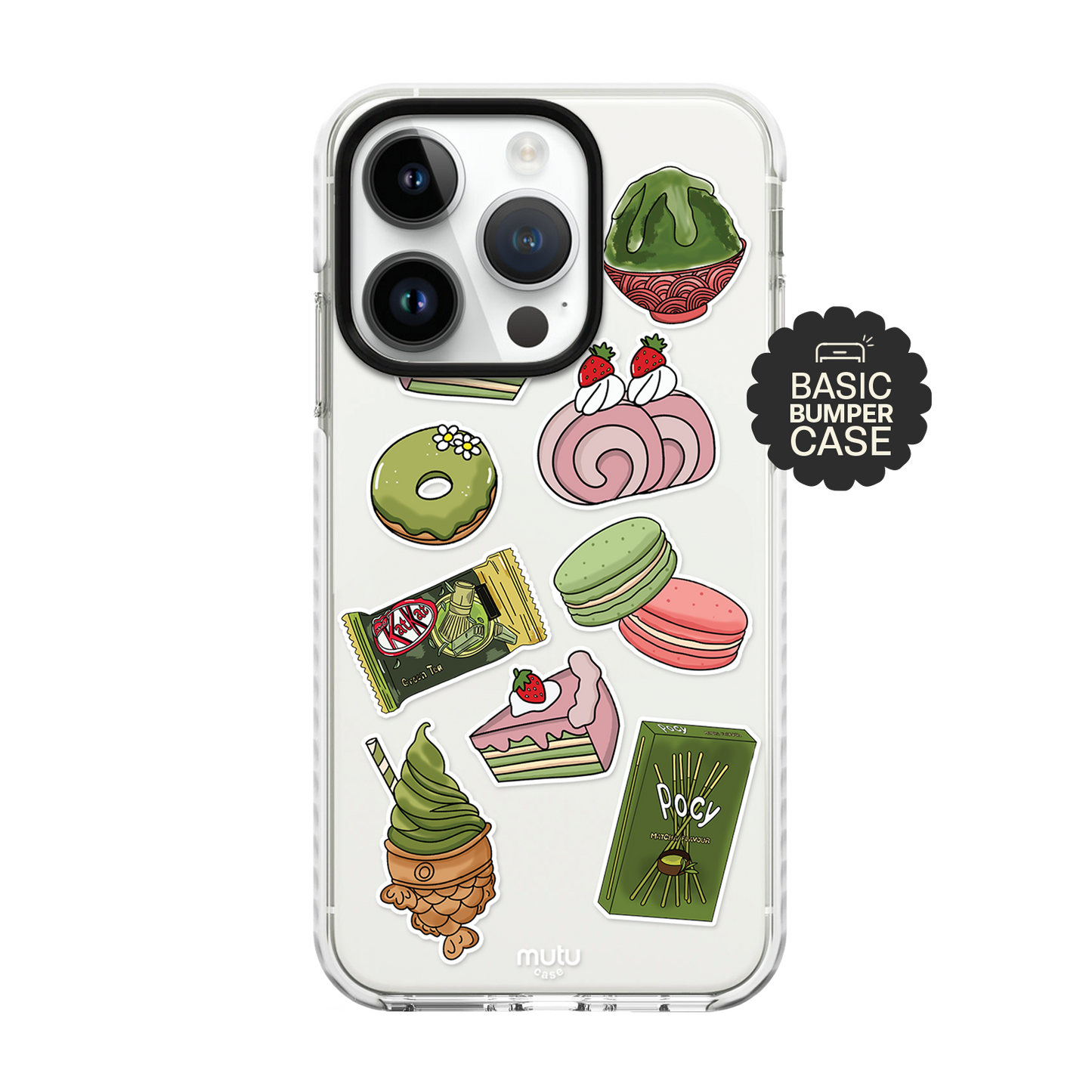 Matcha Snacks Basic Case