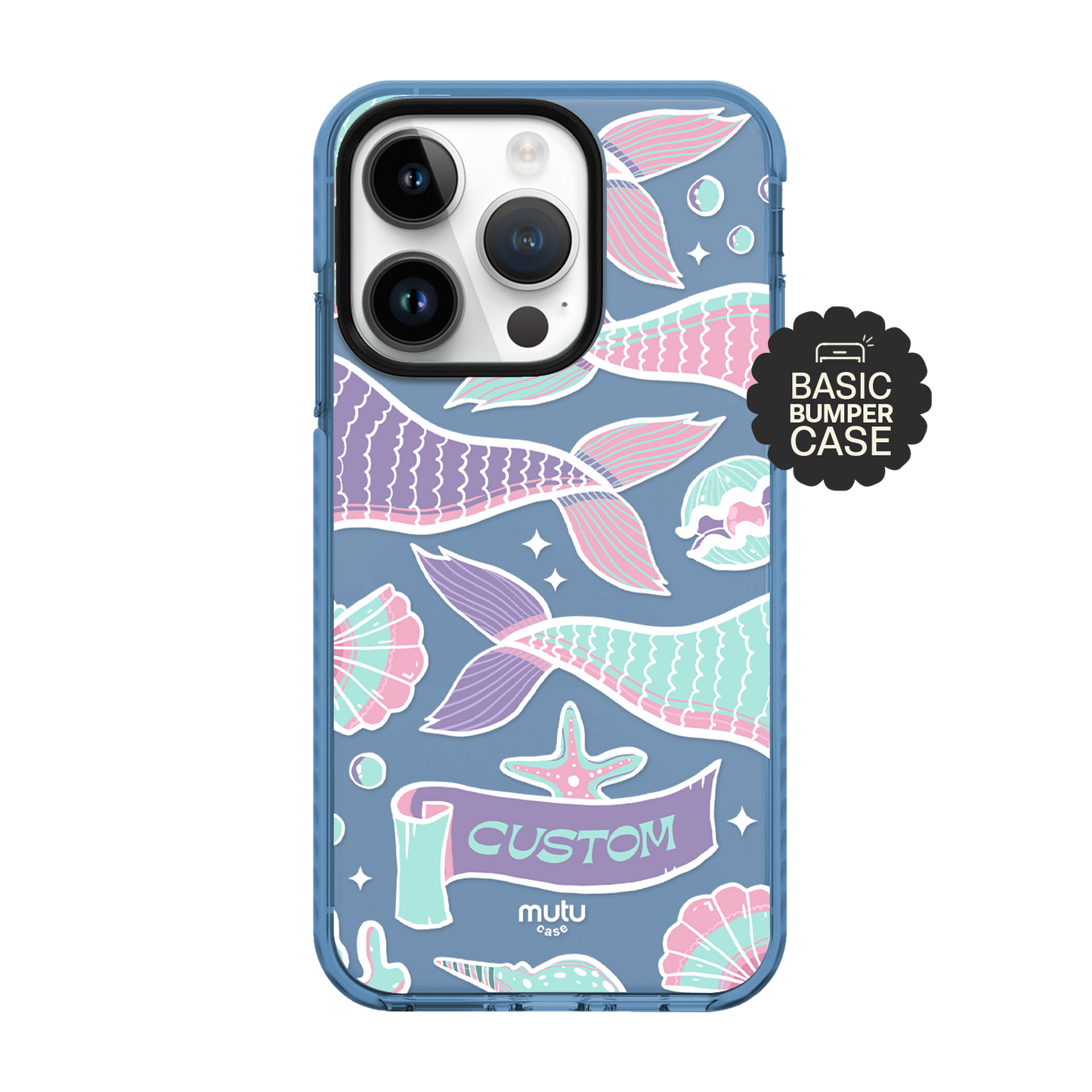 Mermaid Buddy Neon Case -Customisable