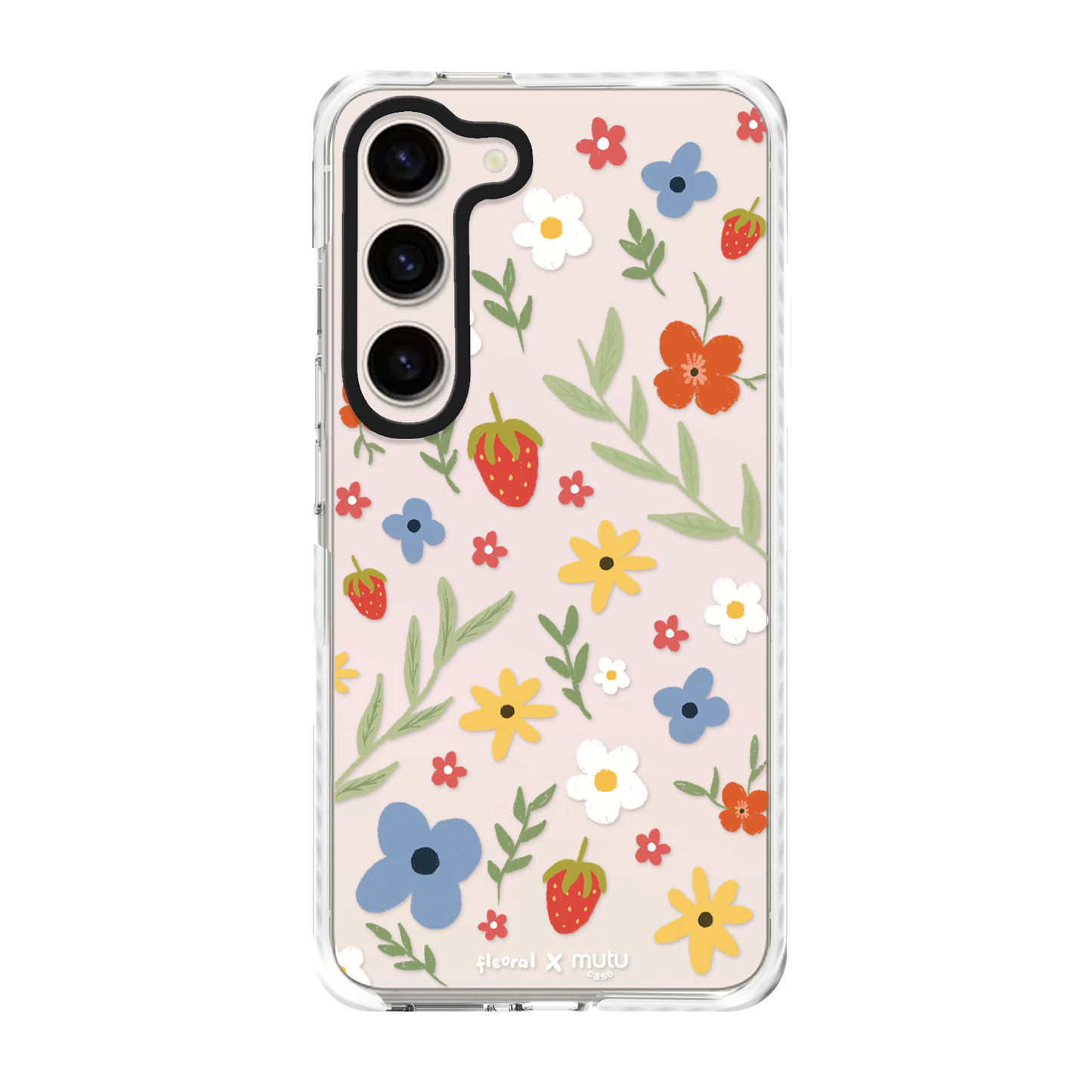 Strawberry and Flowers Basic Case