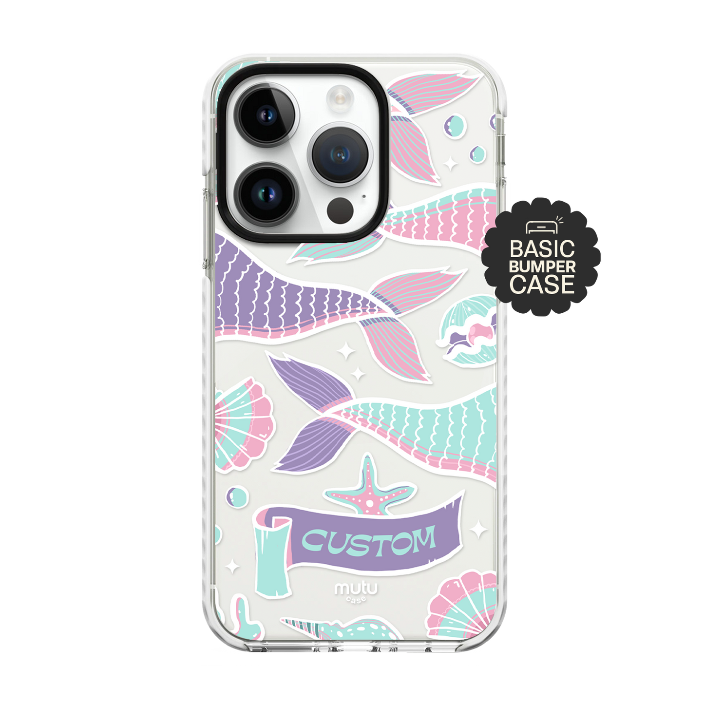 Mermaid Buddy Basic Case -Customisable