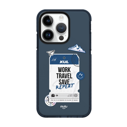 Work Travel Save Repeat Basic Case