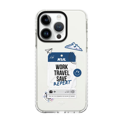 Work Travel Save Repeat Basic Case