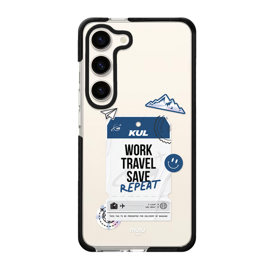 Work Travel Save Repeat Basic Case