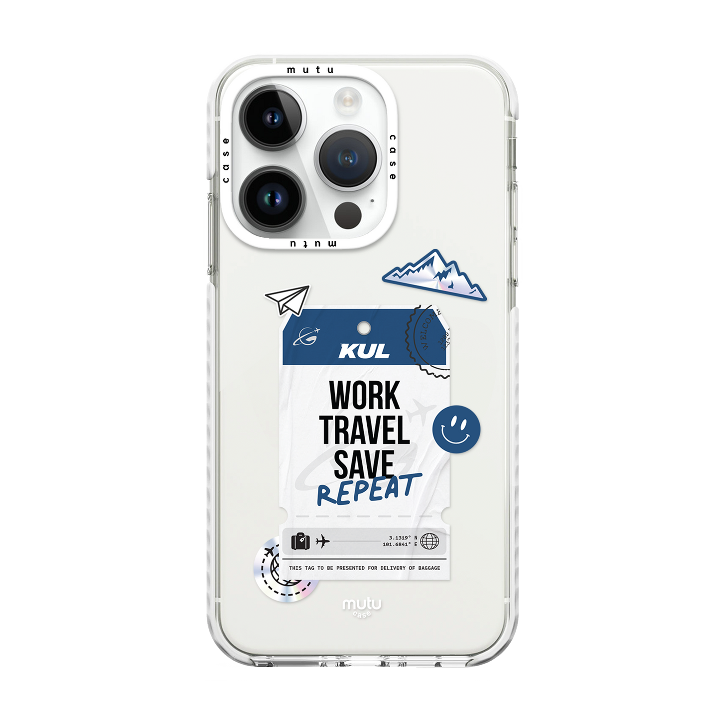 Work Travel Save Repeat Ultra Pro Case